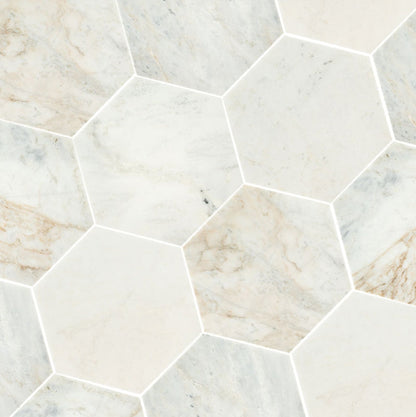 Arabescato Venato 8" Hexagon Honed