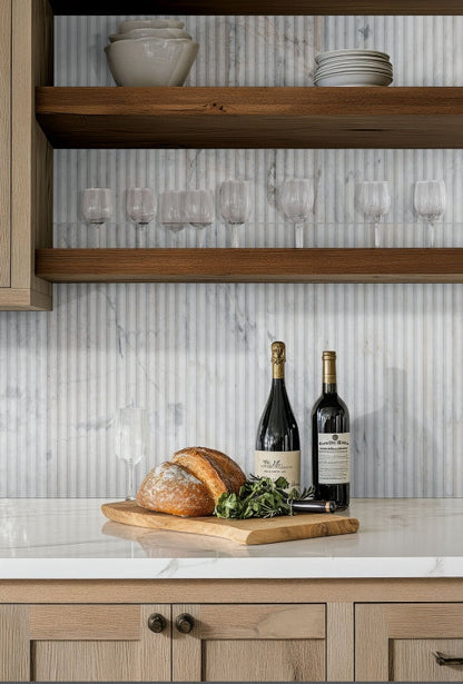 Arabescato Venato Milano Ribbo 12x24 Honed