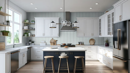Folk Sky Fluted Tile