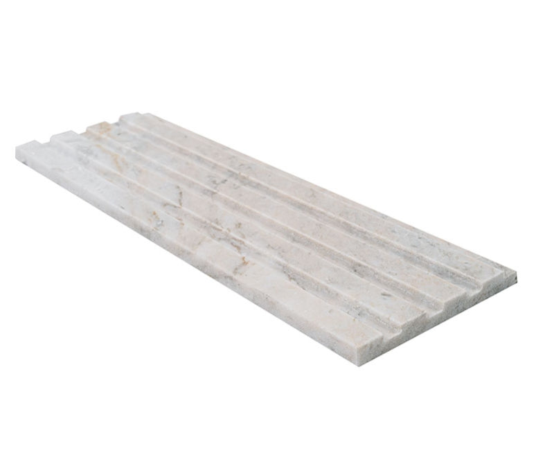 Arabescato Venato Tile 4x12 Slat Honed