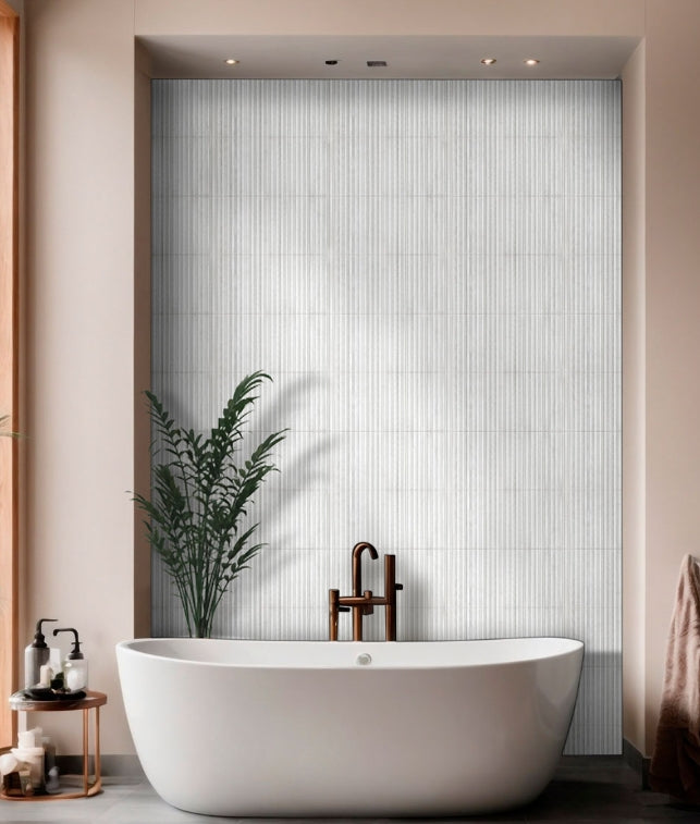 Arabescato Venato Tile 4x12 Slat Honed