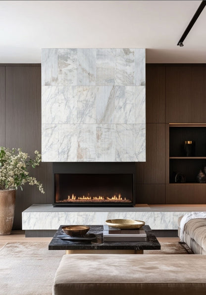 Arabescato Venato Valentino Fluto 12x24 Honed
