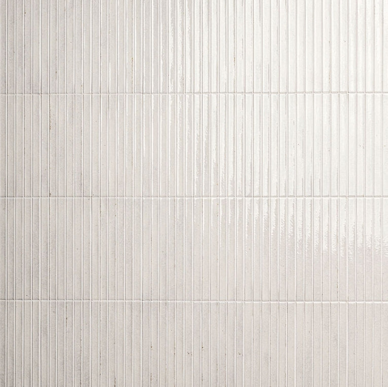 Gems Bianco Fluted Tile