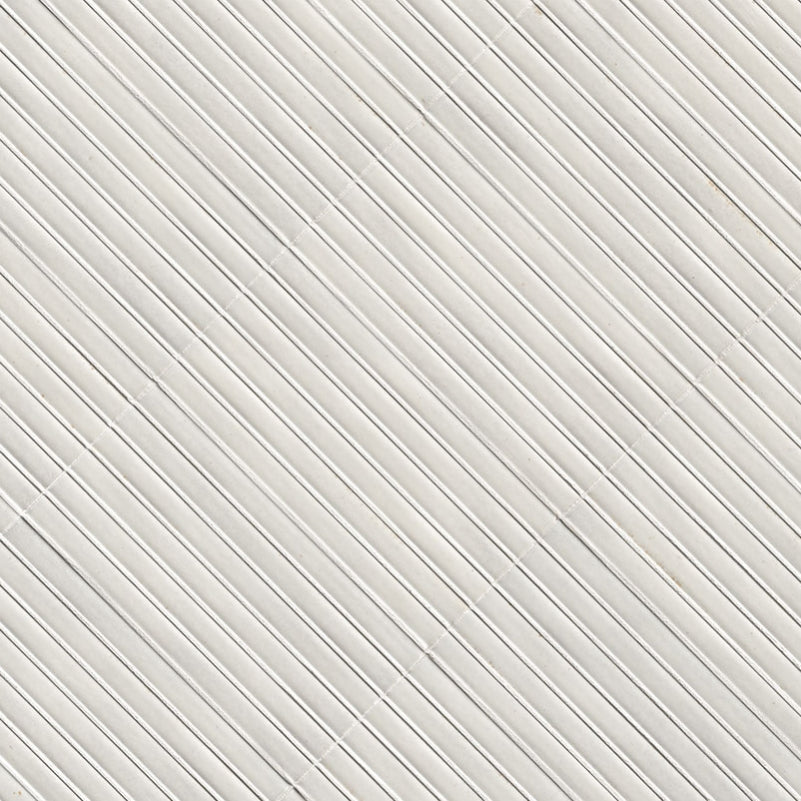 Gems Bianco Fluted Tile