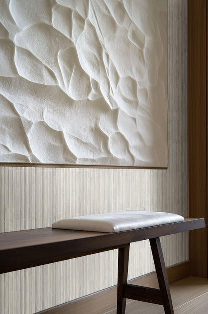 Gems Bianco Fluted Tile