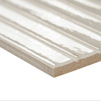 Gems Bianco Fluted Tile