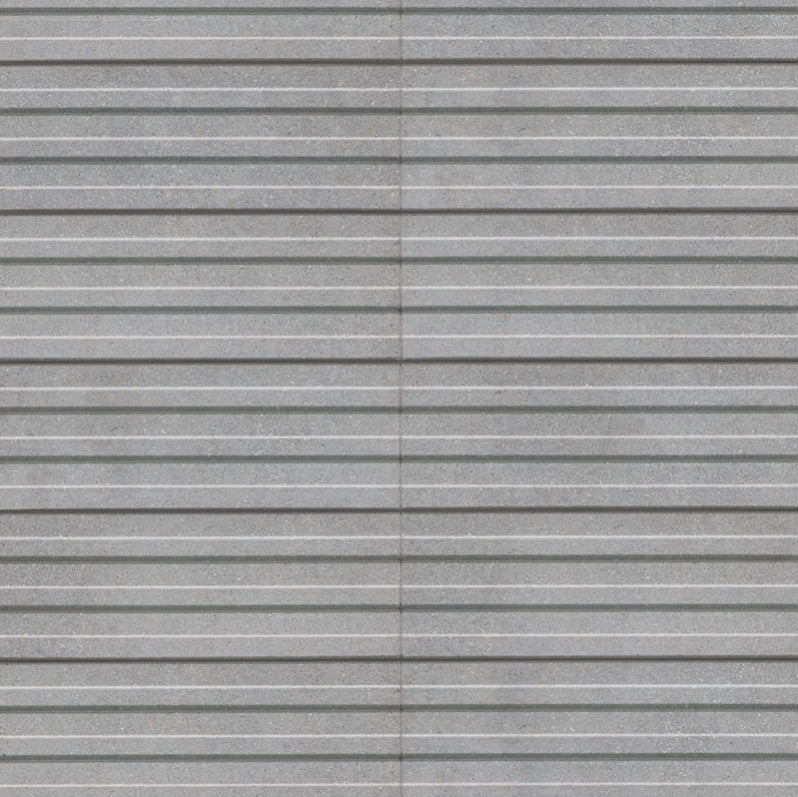 Sinfonia Hip Hop Ceniza Fluted Tile