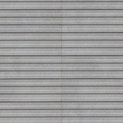 Sinfonia Hip Hop Ceniza Fluted Tile