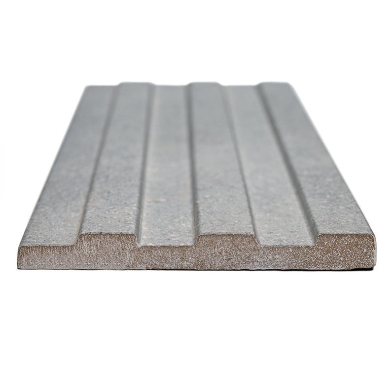 Sinfonia Hip Hop Ceniza Fluted Tile