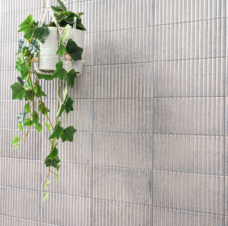 Sinfonia Piano Ceniza Fluted Tile