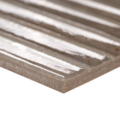 Gems Grigio Fluted Tile