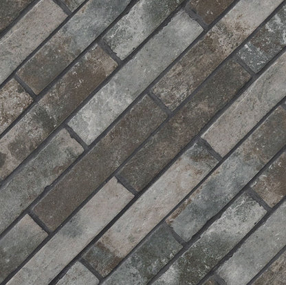 BRICKSTONE CHARCOAL 2X10 BRICK TILE