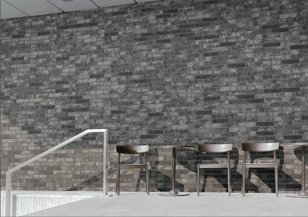 BRICKSTONE CHARCOAL 2X10 BRICK TILE