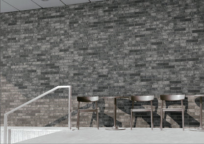 BRICKSTONE CHARCOAL 2X10 BRICK TILE