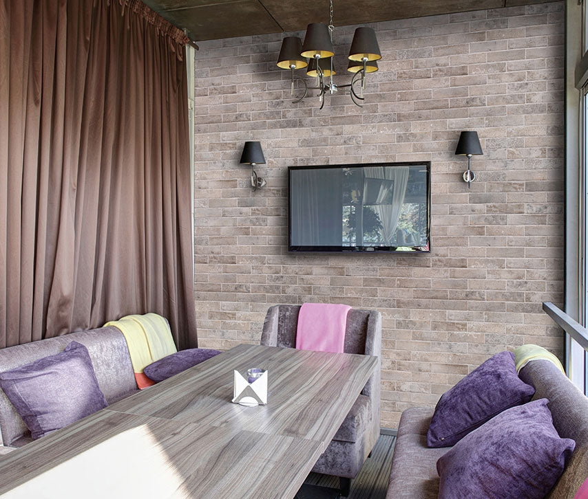 Brickstone Taupe Brick Tile