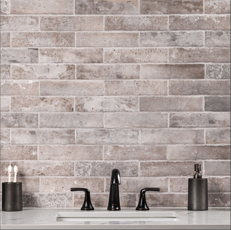 Brickstone Taupe Brick Tile