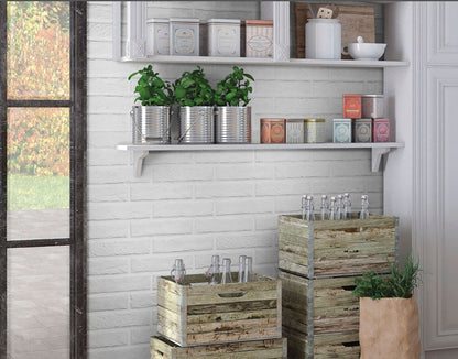 Brickstone White Brick Tile