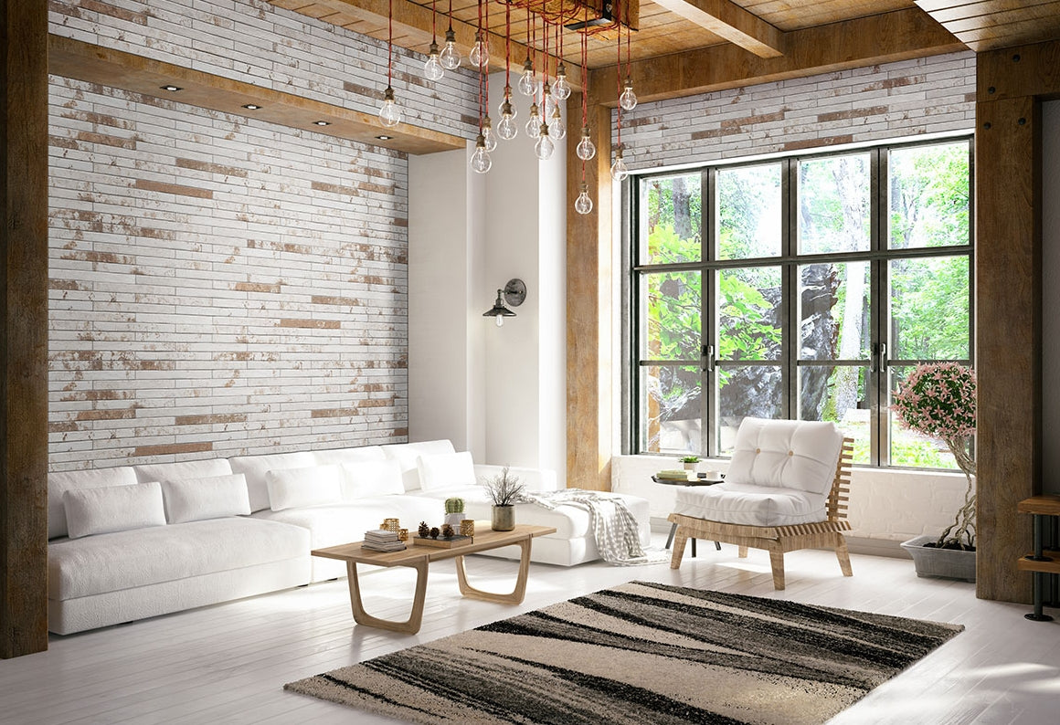 Brickstone Rustique White Brick Tile