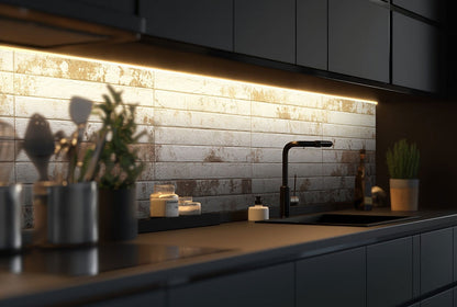 Brickstone Rustique White Brick Tile