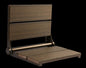 18″ Bilanx Shower Seat in Bronze Finish.