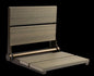 18″ Bilanx Shower Seat in Bronze Finish.