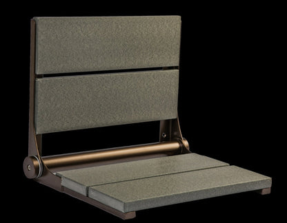 18″ Bilanx Shower Seat in Bronze Finish.