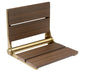 26″ Bilanx Shower Seat in Brushed Gold Finish.