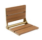 18″ Bilanx Shower Seat in Brushed Gold Finish.