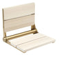 26″ Bilanx Shower Seat in Brushed Gold Finish.