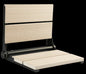 18″ Bilanx Shower Seat in Matte Black Finish.