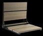 18″ Bilanx Shower Seat in Matte Black Finish.