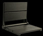 18″ Bilanx Shower Seat in Matte Black Finish.