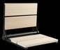 18″ Bilanx Shower Seat in Matte Black Finish.