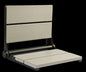 18″ Bilanx Shower Seat in Matte Black Finish.