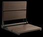 18″ Bilanx Shower Seat in Matte Black Finish.