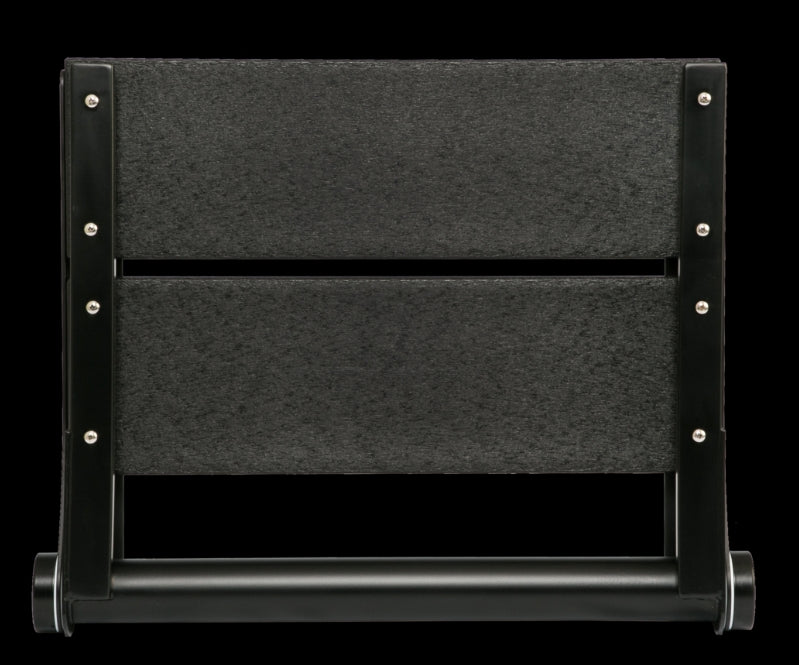18″ Bilanx Shower Seat in Matte Black Finish.