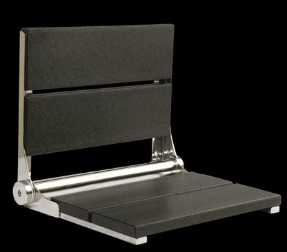18″ Bilanx Shower Seat in Polished Stainless Finish.