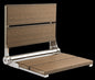 18″ Bilanx Shower Seat in Polished Stainless Finish.