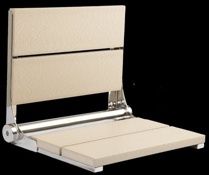 18″ Bilanx Shower Seat in Polished Stainless Finish.