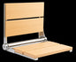 18″ Bilanx Shower Seat in Polished Stainless Finish.