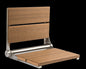 18″ Bilanx Shower Seat in Brushed Stainless Finish.