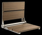 18″ Bilanx Shower Seat in Brushed Stainless Finish.