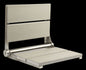 18″ Bilanx Shower Seat in Brushed Stainless Finish.