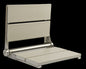 18″ Bilanx Shower Seat in Brushed Stainless Finish.