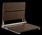 18″ Bilanx Shower Seat in Brushed Stainless Finish.