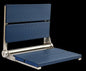 18″ Bilanx Shower Seat in Brushed Stainless Finish.