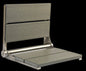 18″ Bilanx Shower Seat in Brushed Stainless Finish.