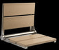 18″ Bilanx Shower Seat in Brushed Stainless Finish.