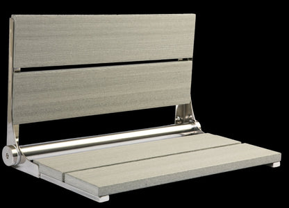 26″ Bilanx Shower Seat in Polished Finish.