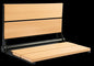 26″ Bilanx Shower Seat in Matte Black Finish.